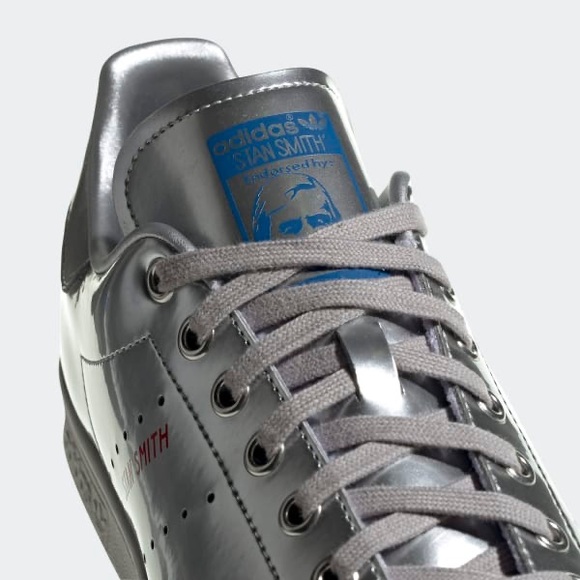 ADIDAS OG Stan Smith trainers silver leather tech - Picture 4 of 5